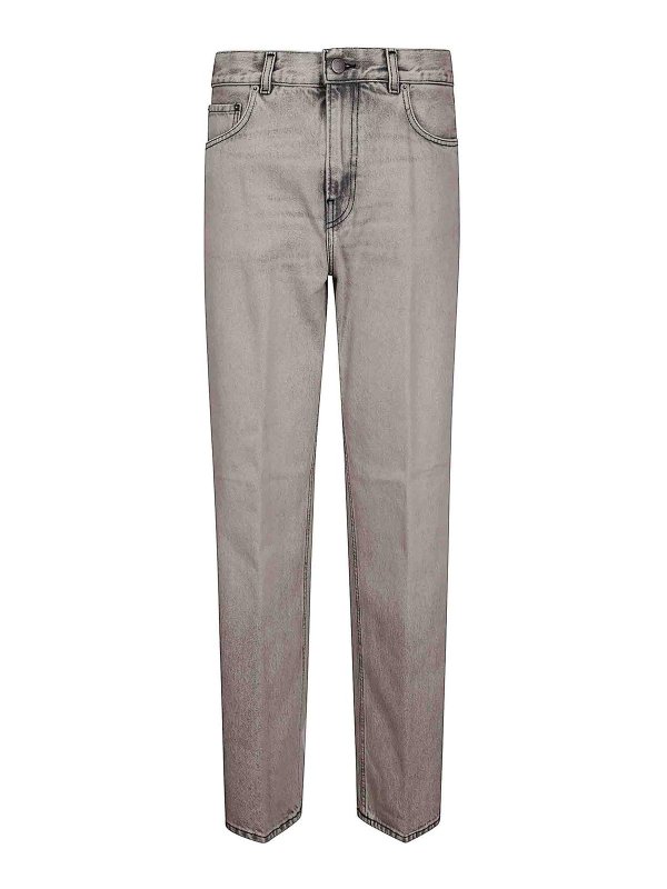 HAIKURE: jeans dritti, a sigaretta - Bonnie grigio perla
