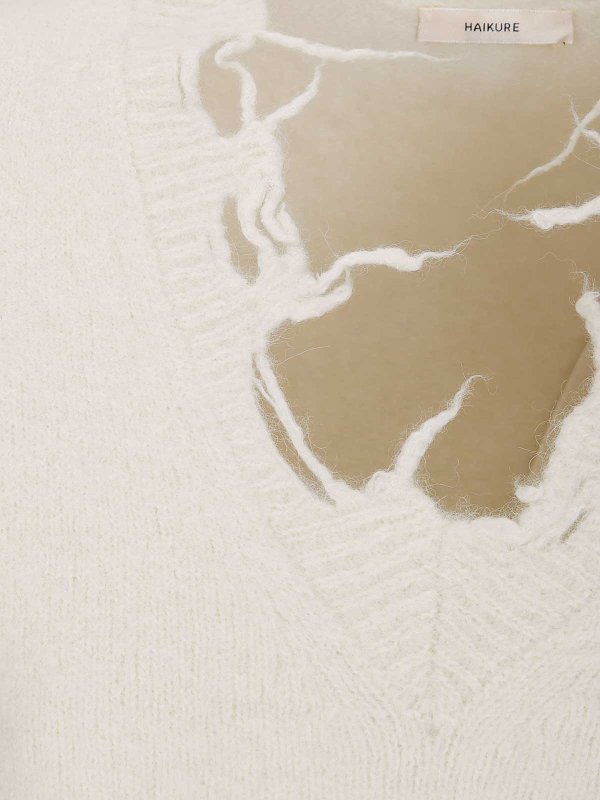 The Best Shops HAIKURE: クルーネック - クルーネック - ライトベージュ