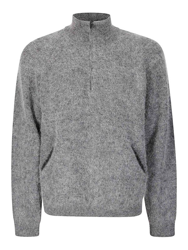 HIKING PATROL: Tops & Tank tops - Essence Mohair Mixed Knit Top