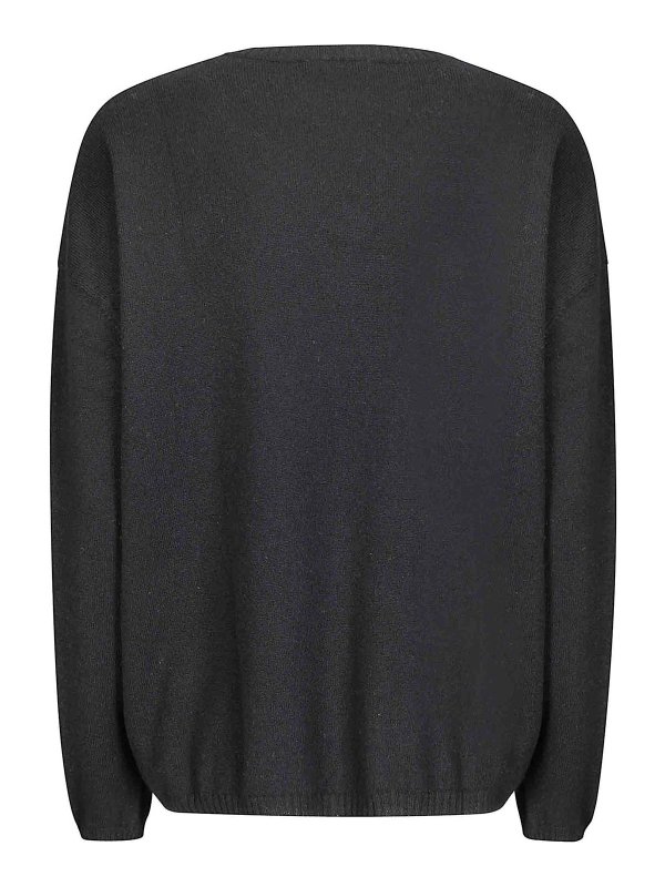 HIRA: Vネック online - Vネック - 黒