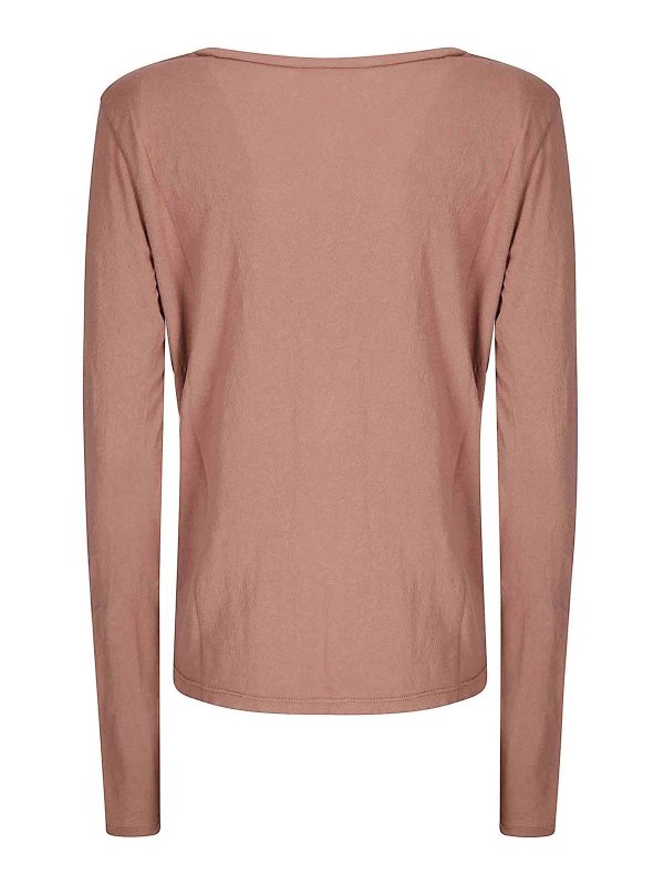 JAMES PERSE: t-shirts online - Deep V L/S Tee