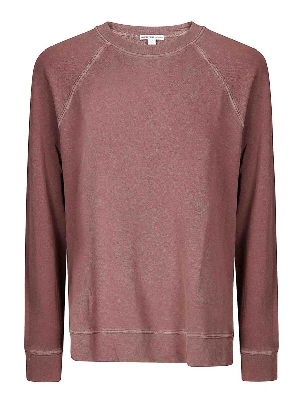 JAMES PERSE: Sweatshirts und Pullover - Sweatshirt - Hellrosa