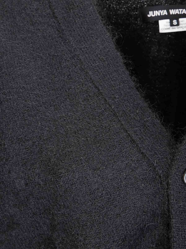 The Best Shops JUNYA WATANABE: Strickpullover mit Rundhalsausschnitt - Rundhalspullover - Schwarz