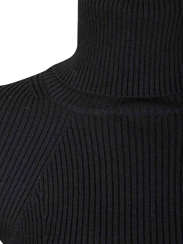 The Best Shops JUNYA WATANABE: Strickpullover mit Rundhalsausschnitt - Rundhalspullover - Schwarz