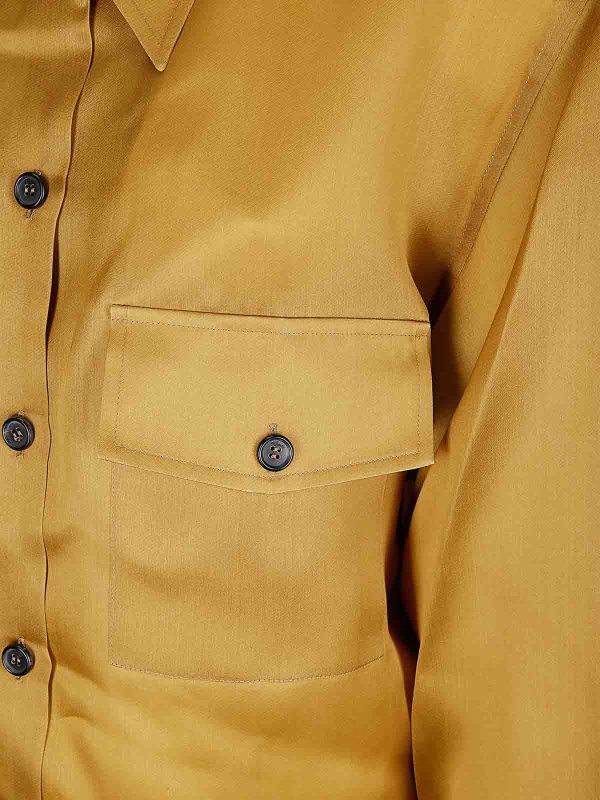 The Best Shops KHAITE: Tops & Tank tops - Organza shirt