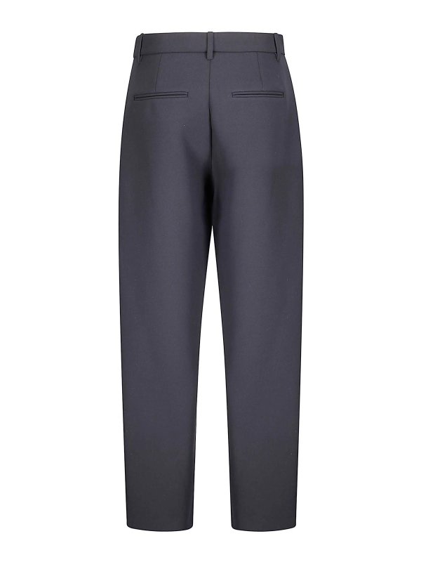 KHAITE: pantaloni casual online - Pantaloni vita alta