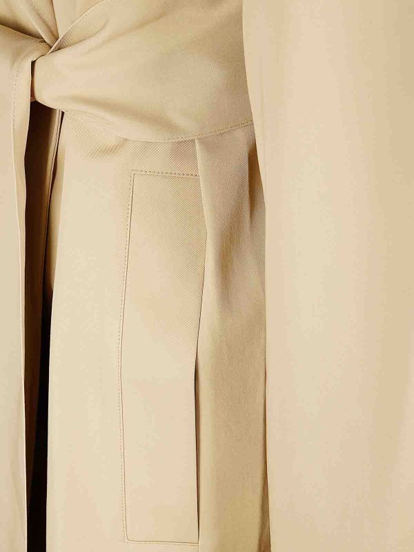 The Best Shops KHAITE: トレンチコート - トレンチコート - 黒