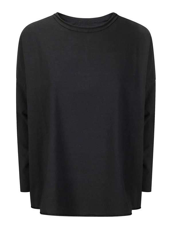 LABO.ART: Suéteres con cuello pico - Suéter Cuello Redondo - Negro