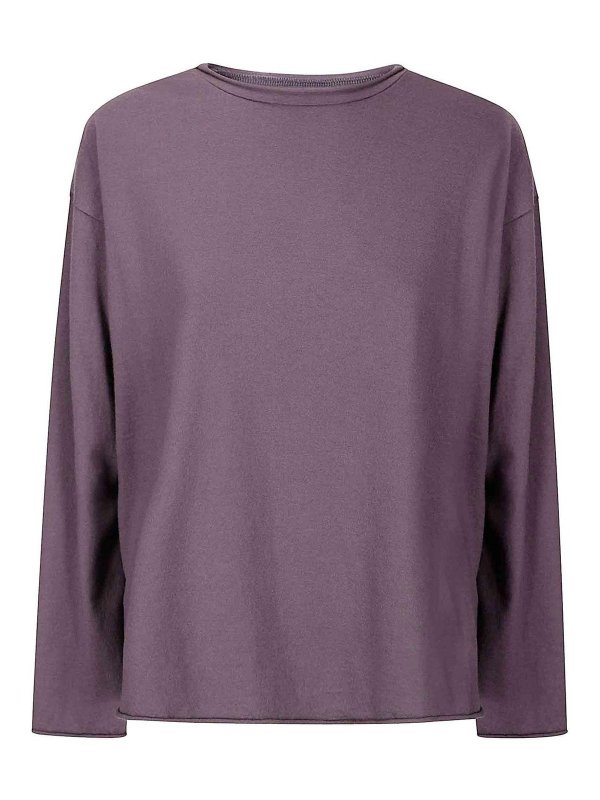 LABO.ART: Suéteres con cuello pico - Suéter Cuello Redondo - Negro