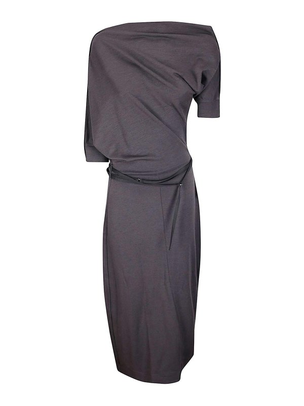 LEMAIRE: Vestidos de noche - Vestido De Noche - Gris Oscuro