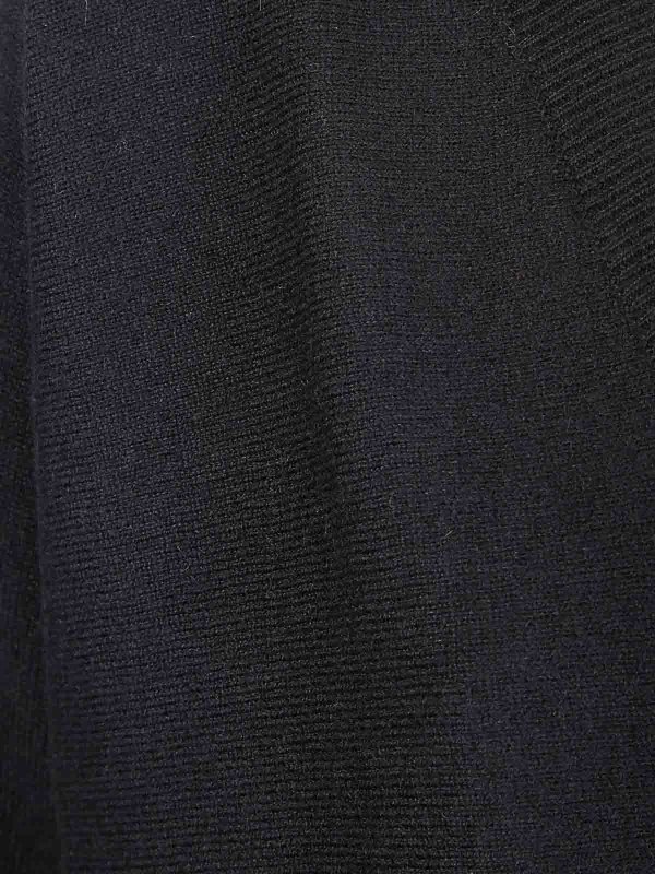 The Best Shops LISA YANG: Strickpullover mit Rundhalsausschnitt - Rundhalspullover - Schwarz