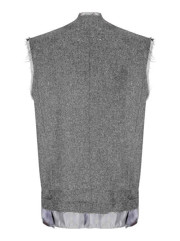 Maison Margiela: Chalecos  online - Chaleco - Gris