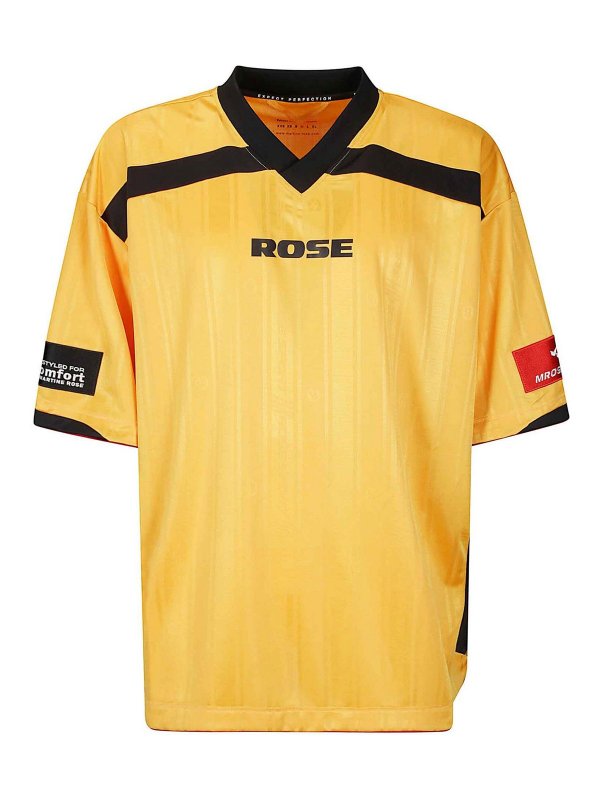 MARTINE ROSE: Top e canotte - Maglia da calcio stampata