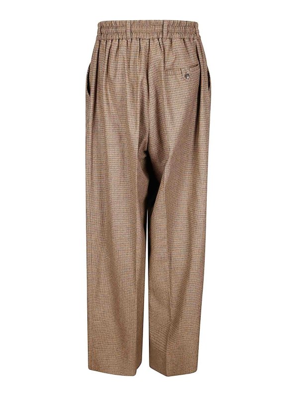 MARTINE ROSE: casual trousers online - Extreme Wide Leg Tailored Trouser