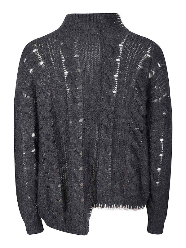 OF HANDMADE: maglia a collo alto e polo online - Maglione in lana