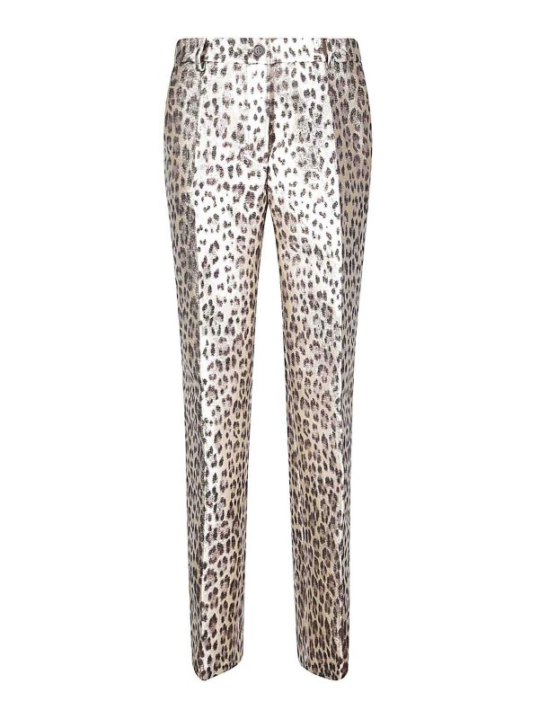 P.A.R.O.S.H.: カジュアルトラウザー - カジュアルパンツ - 金