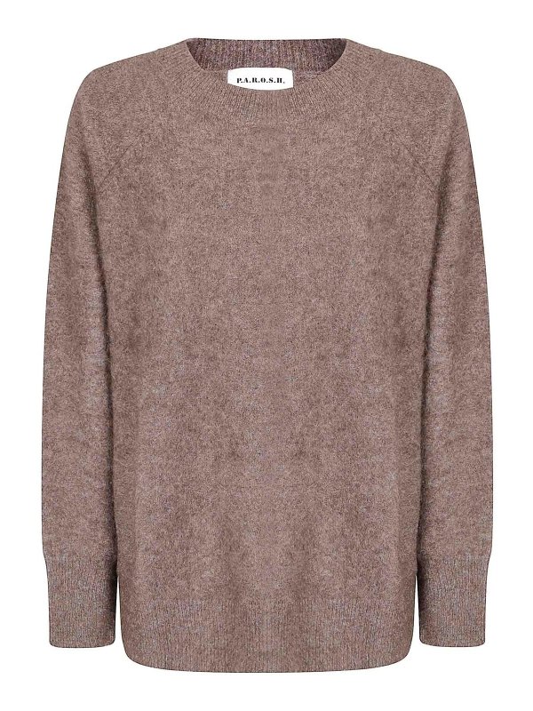 P.A.R.O.S.H.: Pull col rond - Pull Col Rond - Marron