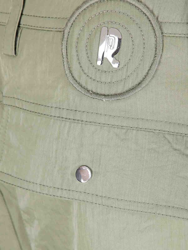 The Best Shops RABANNE: カジュアルトラウザー - カジュアルパンツ - ダークグリーン