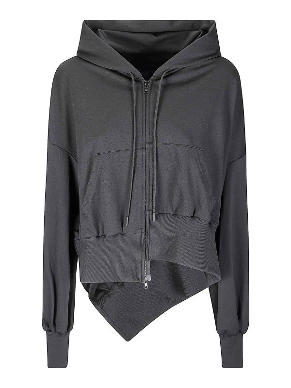 YOHJI YAMAMOTO: Sweatshirts und Pullover - Sweatshirt - Schwarz