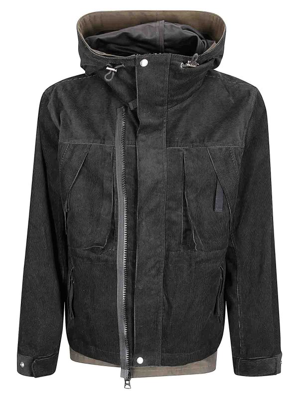 The Best Shops Sacai: giacche casual - Giubbotto in velluto a coste