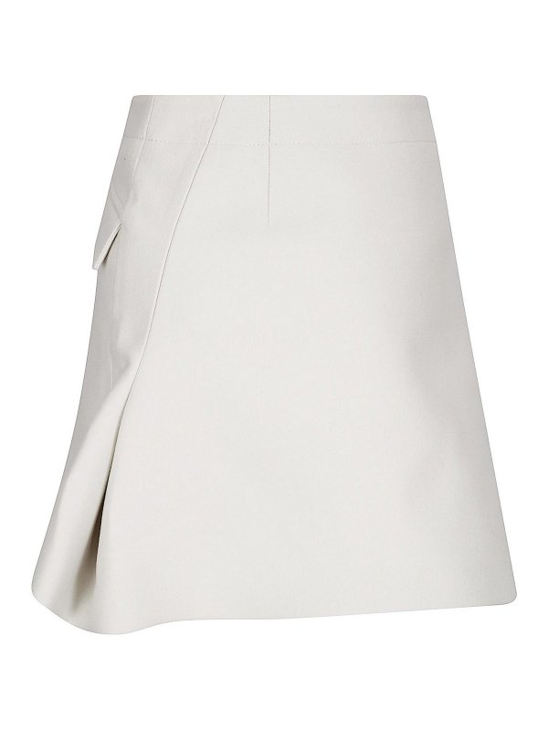 Sacai: Knee length skirts & Midi online - Wool Melton Skirt