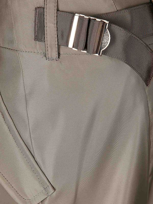 The Best Shops Sacai: Knee length skirts & Midi - Nylon Twill Skirt