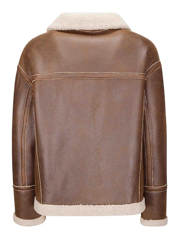 SALVATORE SANTORO: leather jacket online - Coat