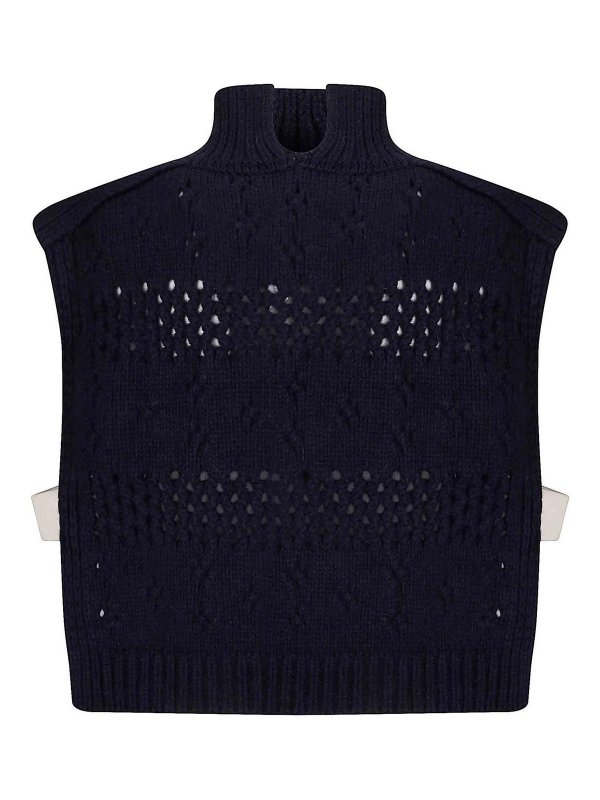 SIBEL SARAL: maglieria gilet online - Gilet Pugno