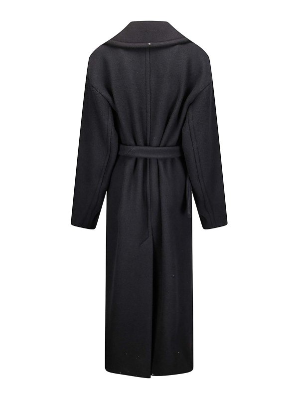 SPORTMAX: knee length coats online - Zebra