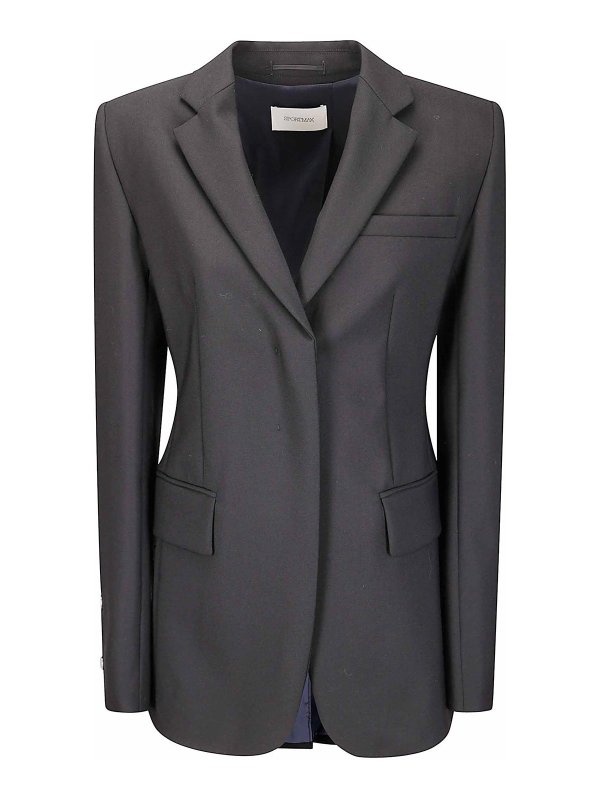 SPORTMAX: Chaquetas casual - Chaqueta Casual - Negro