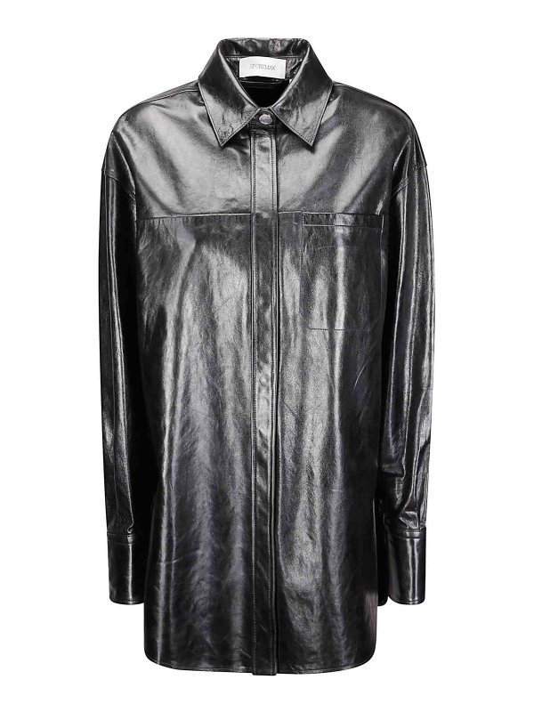 SPORTMAX: Camisas - Camisa - Negro