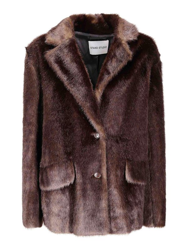 STAND STUDIO: knee length coats - Evyn Jacket