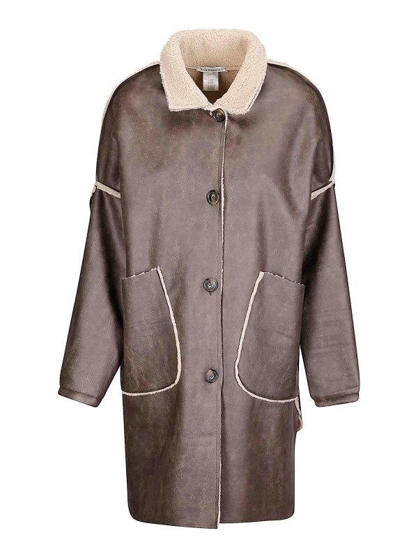 STEFANO MORTARI: Chaquetas de cuero - Chaqueta De Cuero - Negro