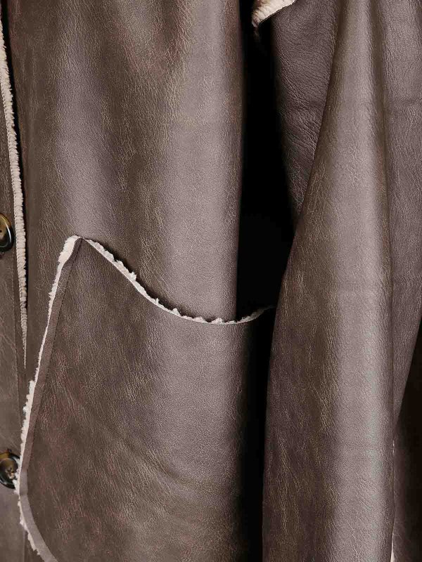 The Best Shops STEFANO MORTARI: Chaquetas de cuero - Chaqueta De Cuero - Negro