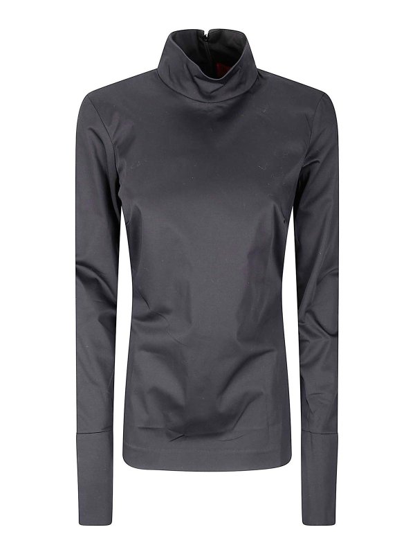 THELATEST: shirts - Long-sleeved poplin shirt