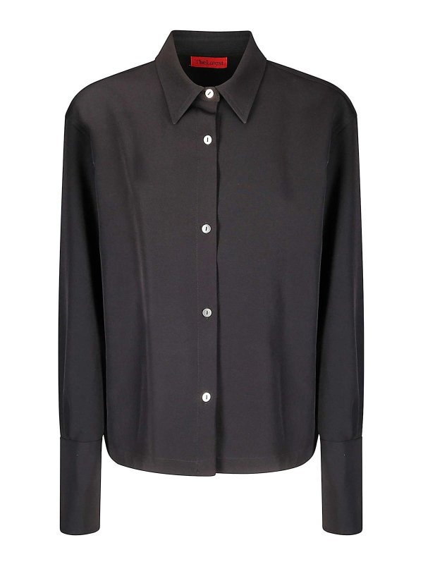 THELATEST: shirts - Long-sleeved poplin shirt