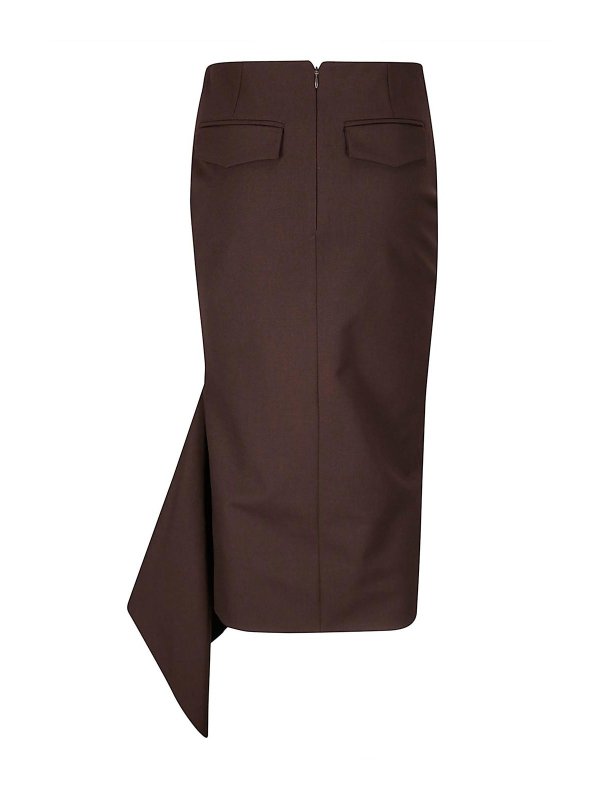 THELATEST: Knee length skirts & Midi online - Slim midi skirt