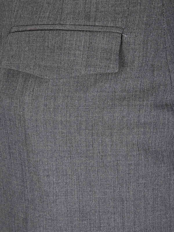 The Best Shops THELATEST: Faldas media pierna y semilargas - Falda Semilarga - Gris