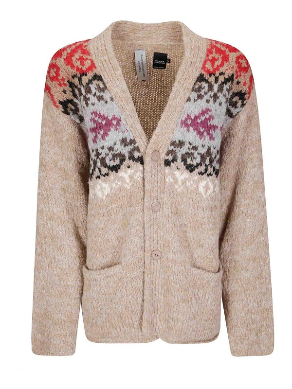 THIBAULT VAN DER STRAETE: Cardigans - Cardigan - Beige