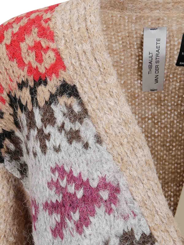 The Best Shops THIBAULT VAN DER STRAETE: Cardigans - Cardigan - Beige