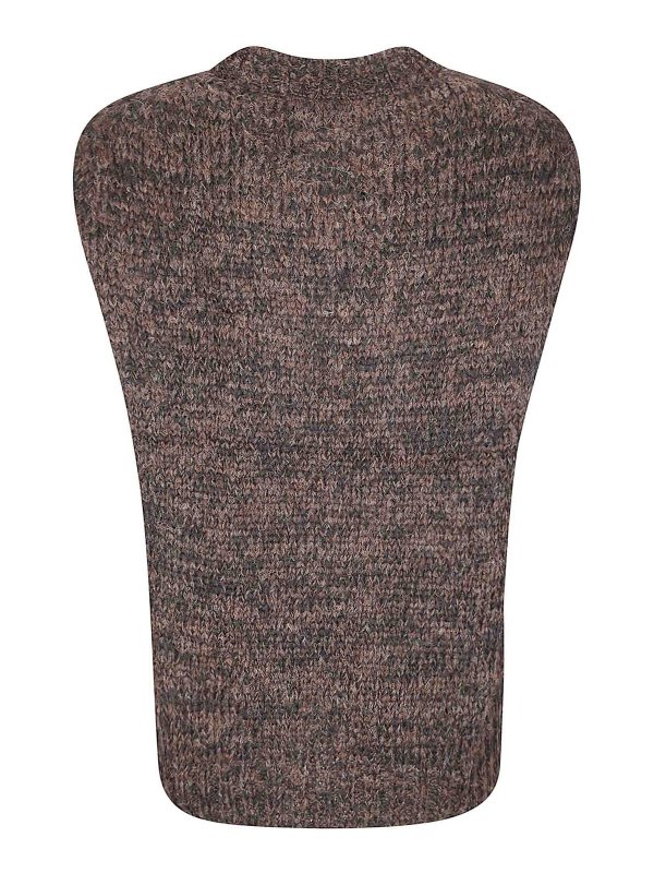 THIBAULT VAN DER STRAETE: クルーネック online - クルーネック - ダークブラウン