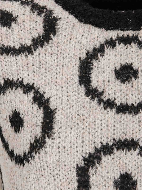 The Best Shops THIBAULT VAN DER STRAETE: Strickpullover mit Rundhalsausschnitt - Rundhalspullover - Hellbeige