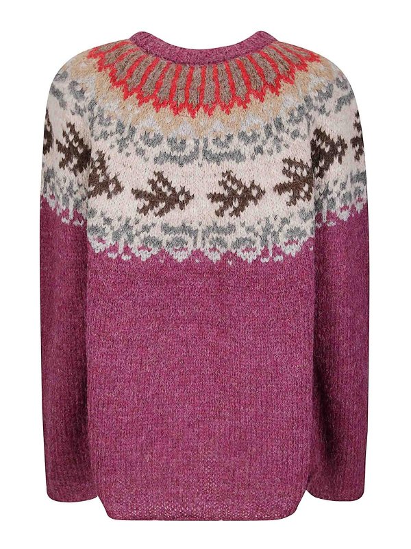 THIBAULT VAN DER STRAETE: Strickpullover mit Rundhalsausschnitt online - Rundhalspullover - Bunt