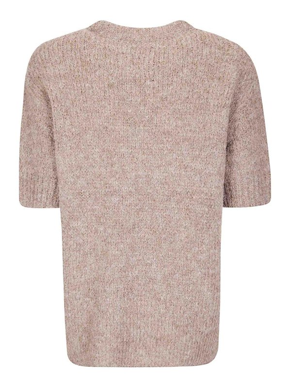 THIBAULT VAN DER STRAETE: crew necks online - Sweater Round Neck With Rib Short Sleeves