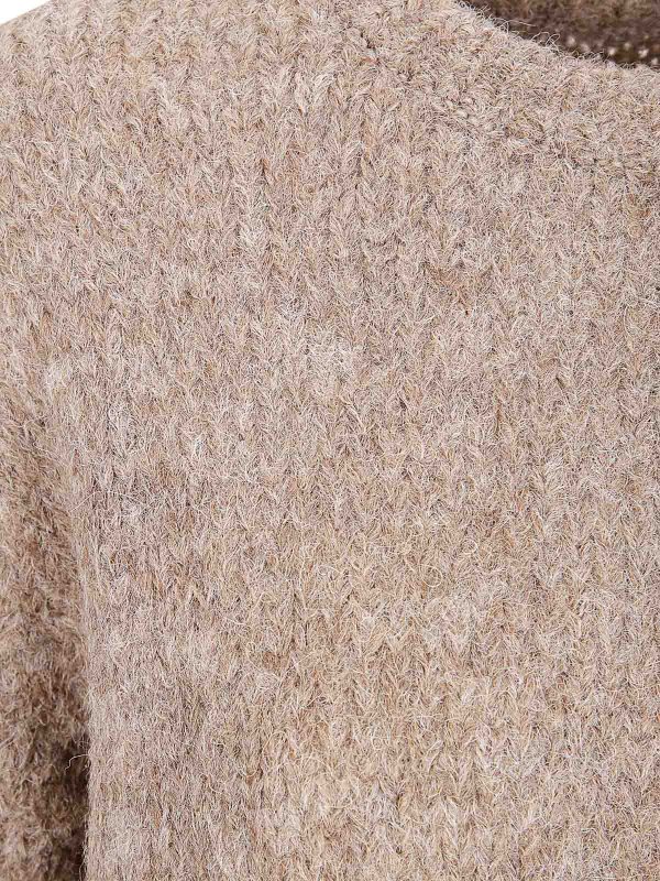 The Best Shops THIBAULT VAN DER STRAETE: crew necks - Sweater Round Neck With Rib Short Sleeves