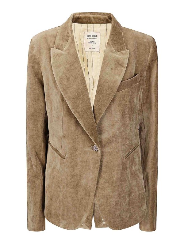 UMA WANG: Chaquetas casual - Chaqueta Casual - Amarillo