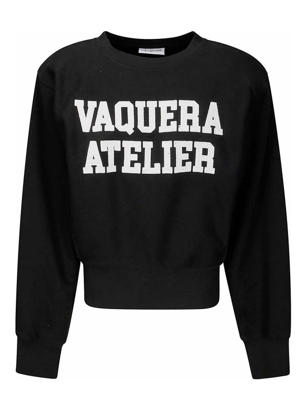 VAQUERA: Felpe e maglie - Felpa da donna con spalline lavorata a maglia