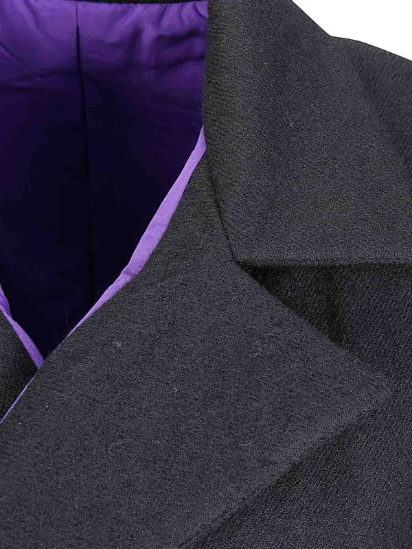 The Best Shops YOHJI YAMAMOTO: Manteaux au genou - Manteau Au Genou - Noir