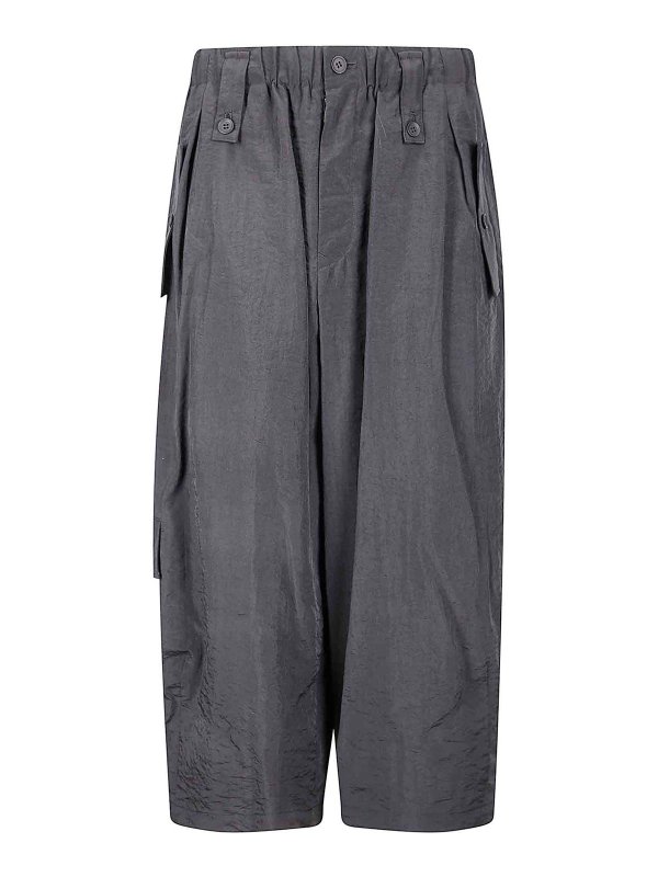 YOHJI YAMAMOTO: Pantalons casual - Pantalons Décontractés - Noir