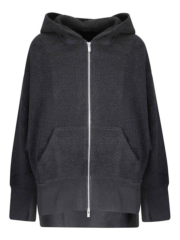 YOHJI YAMAMOTO: Sweatshirts & Pulls - Sweat-Shirts - Noir